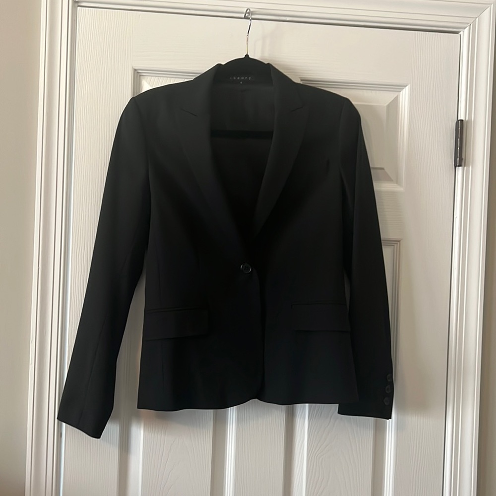 Theory black blazer